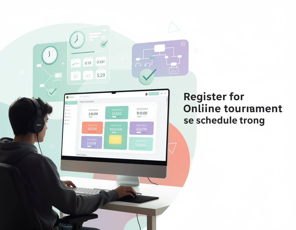 Ilustrasi cara daftar turnamen online tanpa salah jadwal untuk turnamen game online katak88